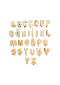 Resim Wood&Joy Pastel Renklerde Halka Bebek Oyuncağı 