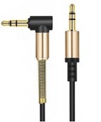 Resim Genel Markalar 3.5mm Jack Dirsek Erkek, 3.5mm Jack Erkek Stereo Kulaklık Aux Ses Uzatma Kablosu 1 m 