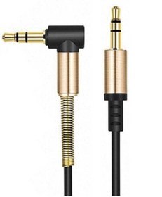 Resim Genel Markalar 3.5mm Jack Dirsek Erkek, 3.5mm Jack Erkek Stereo Kulaklık Aux Ses Uzatma Kablosu 1 m 