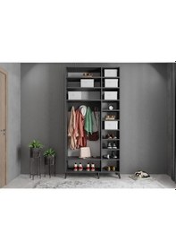 Resim Açelya Portmanto Vestiyer Füme 105 cmM5 