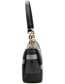 Resim Çapraz Çanta Kadın 910-39070 Silver Polo Çapraz Bayan Çantası Mk129 Siyah-mat Siyah Siyah-mat Siyah 
