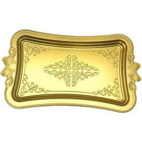 Resim Kurdele Gold Sunum Tepsi Plastik 4434 