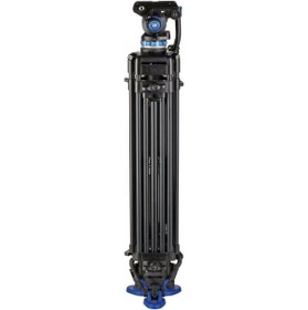 Resim Benro A-573TBS6Pro Hidrolik Profesyonel Video Tripod Kit 