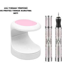 Resim TeknoKapsül Protez Tırnak Kurutma Törpü Seti 