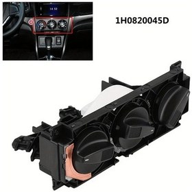 Resim Meridiangoods 1h0820045d A/c Klima Kontrol Anahtarı Panel Vw Cabrio Golf Jetta Mk3 Vento Eurovan Yedek Parça 