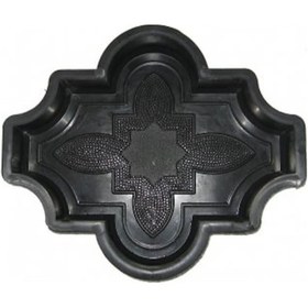 Resim Plastik Parke Taşı Kalıbı Tekli Zambak 4,5 Cm (10 Adet) 