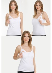 Resim Par Lıngerıe 3lü Emzirme Atleti Kapsız 