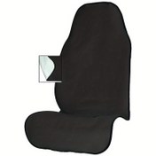 Resim Atletler için Havlu Araç Koltuk Örtüsü - Fitness, Spor Salonu, Koşu, Plaj, Yüzme ve Açık Hava Su Sporları İçin Makinede Yıkanabilir - Siyah 