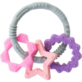 Resim Babyjem Silikon Halka Diş Kaşıyıcı Pembe 