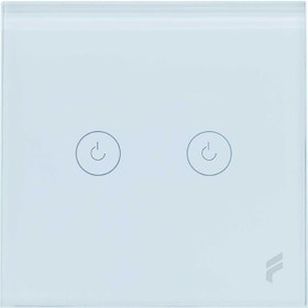 Resim Fonri Akıllı Dokunmatik Çiftli Duvar Anahtarı 