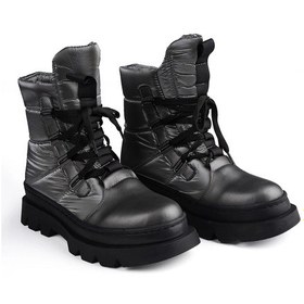 Resim Durable Gümüş Kadın Paraşüt Kumaşlı Kalın Tabanlı Kar Botu Gümüş 