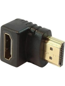 Resim Bisıfır HDMI 90 Derece Erkek Dişi Adaptör Gold 
