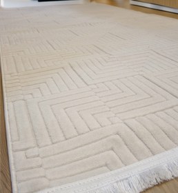 Resim Dekhera Zest Modern Kesme Halı ZS02 Beyaz - 200X290 