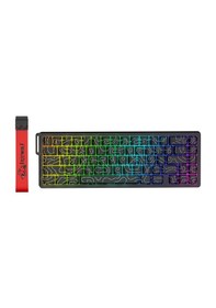 Resim F68 Pro Oyun Klavyesi Manyetik Switch 3 Modlu Kablosuz Bluetooth Kablolu, 8k/1k Rgb Klavye 