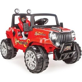 Resim Pilsan Ranger 12V Uzaktan Kumandalı Akülü Araba-Kırmızı 