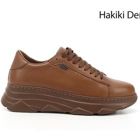 Resim Gönderi R Taba Antik Bağcıklı Dolgu Taban Hakiki Deri Sneaker Taba 