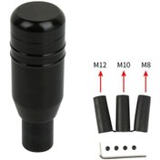 Resim Geeksen Evrensel Alüminyum Otomatik Araba Siyah Vites Kolu Vites Topuzu Kolu Vites Kolu 