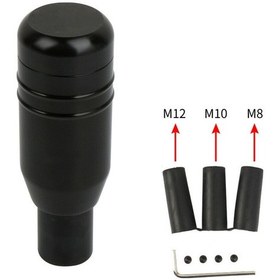 Resim Geeksen Evrensel Alüminyum Otomatik Araba Siyah Vites Kolu Vites Topuzu Kolu Vites Kolu 