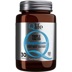 Resim Qlife Magnezyum Trible Function Takviye Edici Gıda 30 Tablet 200mg - Gratis 