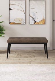Resim Canisa Concept Arwen Serisi Bench, Gürgen Tam Isleket, 1.sınıf Babyface Kumaş , Kahve Bench , Siyah Ayak 