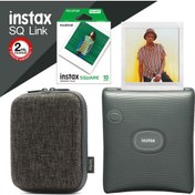 Resim Instax Sq Link Yeşil Ex D Akıllı Telefon Yazıcısı ve Hediye Seti 3 