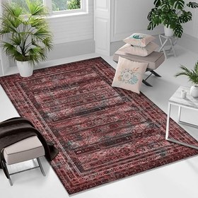 Resim Monnhein Yıkanabilir Halı ve Yolluk - Kaymaz Tabanlı Salon Halısı, Mutfak Halısı, Modern Dijital Baskı Tasarım (0196) 