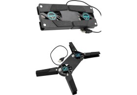 Resim Markafox Yeni Nesil 2 Fanlı Katlanabilir Notebook Laptop Soğutucu 