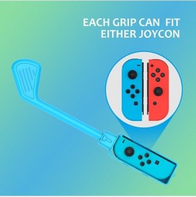 Resim Flybuy Geeroyoo Switch Joy-con Golf Kulübü - Golf: Super Rush Gerçekçi Oyun Deneyimi -abs Malzemeli, Renkli Seçenekler, Kullanıcı Dostu Tasarım 
