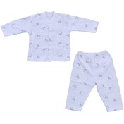 Resim Sebi Bebe Bebek Pijama Takımı Lüx Ay Desenli 