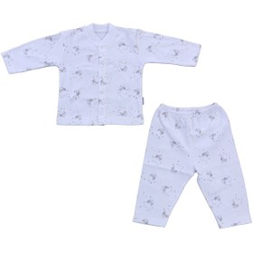 Resim Sebi Bebe Bebek Pijama Takımı Lüx Ay Desenli 