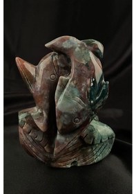 Resim Yunus Balığı Hint Akik Taşı 