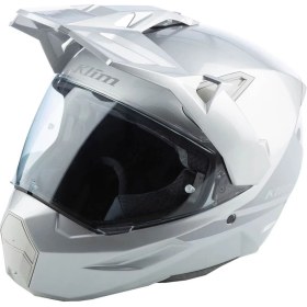 Resim Klim X1 Alpha Carbon Korumalı Adv Motosiklet Kaskı Gümüş Gri 