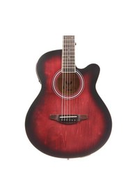 Resim Angel Afg200ce-trd Elektro Akustik Gitar Kırmızı Saydam Cila Cutaway 