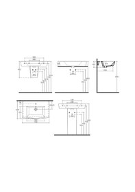 Resim İsvea - Valante Mobilya Uyumlu Lavabo Beyaz 75 Cm - 10vl50075sv Beyaz 