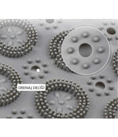 Resim Normadia Yumuşak Silikon Kaydırmaz Banyo Paspası, Güvenle Kullanılır 