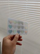 Resim Kalp Sticker 15 Adet 2cm Yapıştırma Hologramm 