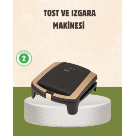 Resim Tost Makinesi Isı Kontrollü 4 Dilim Kapasiteli - Lisinya 