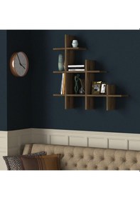 Resim Dekorister Juke Duvar Rafı Ceviz 