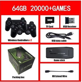 Resim Taşınabilir Video Oyunu Konsol, 4k, 2.4g, Kablosuz Kontrol, Retro Konsol 