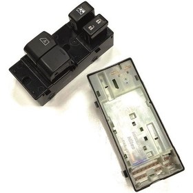 Resim Nissan Micra K13 Ön Sol Çiftli Cam Açma Kapama Düğmesi 2009-2013 