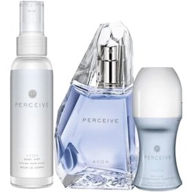 Resim Avon Perceive Parfüm 50 Ml Vücut Spreyi Ve Roll-on Parfüm Seti 