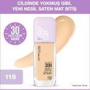 Resim Maybelline New York Super Stay Lumi Matte Fondöten - 118 