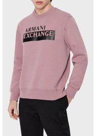 Resim Armani Exchange Erkek Sweat 6LZMBE ZJCAZ 1316 GÜL Gül Kurusu 