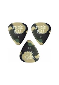 Resim Ernie Ball P09223 Gitar Penası 3 Adet Heavy Pıcks 1 Camouflage Hv 
