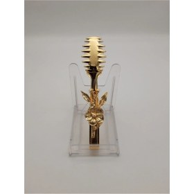 Resim Şık 3'lü Paslanmaz Çelik Servis Takımı, Japon Güllü Gold Detaylı 