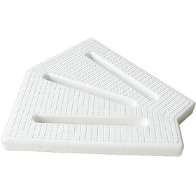 Resim Havuz Kenar Izgarası 45 Derece Köşe - 25 cm. 