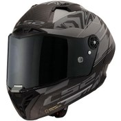 Resim Ls2 Thunder Karbon Gp Aero Polar Kapalı Kask Siyah 