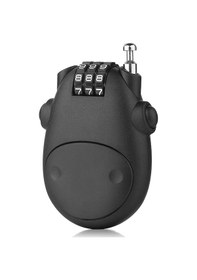 Resim Ximistore9 Siyah Çelik Kablo Kilit, Kolyeler Motosiklet Kaskları İçin 4 Basamaklı Şifreli Gizli Kilit, 75 Cm Uzunluk, Dayanıklı Pvc Kapaklı Kırmızı 