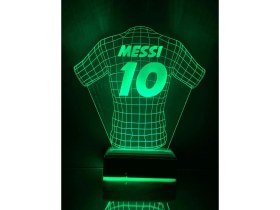 Resim Modiwa Design Futbol Sevenlere Hediye Forma 16 Renk Gece Lambası 