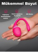 Resim Loveross G Noktası Ve Klitoris Uyarıcı Şarjlı Telefon Kontrollü Vibratör Pembe 